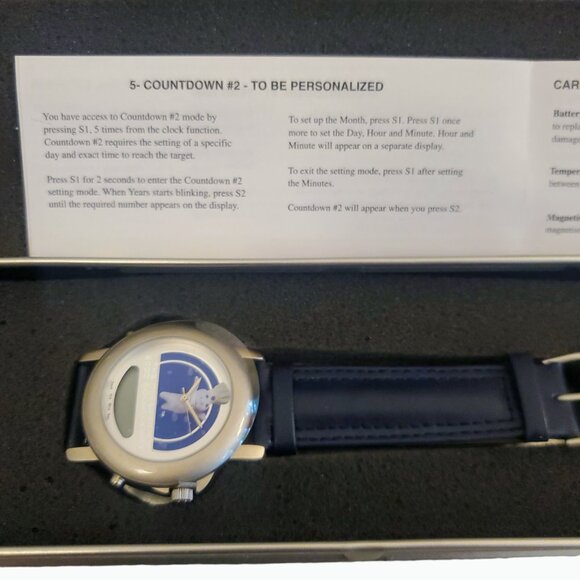 Vintage Collectible Pillsbury Doughboy 2000 Countdown Watch NWT